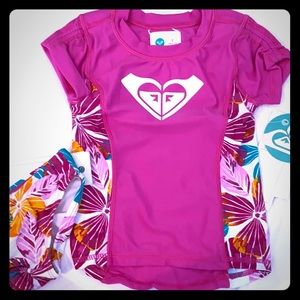 Roxy Rashguard Swimsuit - Size 2